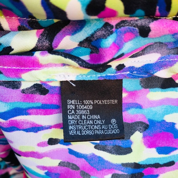 TAHARI Arthur S. Levine Sleeveless Top Size PM - Picture 7 of 7